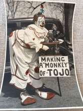 Vintage photo of Dr. L.C. Holland (clown) from 1943.