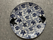Blue and White Transferware Plate