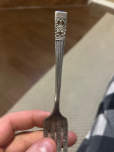 Decorative Silver Fork