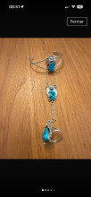 Native American Turquoise and Silver Bracelet