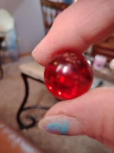 Red Glass Sphere