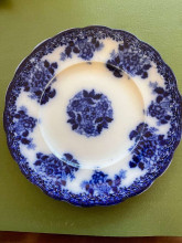 Blue Transferware Plate