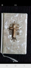 Religious Book with Cross Design