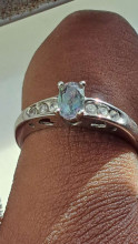 Silver Ring with Gemstone