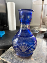 Cobalt Blue Glass Vase