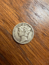 1943 Mercury Dime