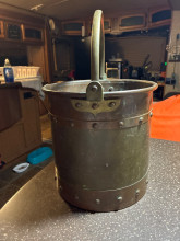 Antique Brass Bucket