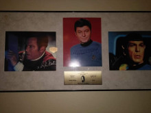 Star Trek Autographed Photo Display by Not Applicable