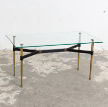 Mid-Century Modern Glass Coffee Table