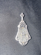 Art Deco Silver Pendant