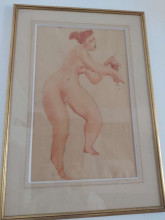 Untitled Nude Study by M.W.