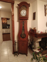 19th Century Grandfather Clock by Nicolas Zehringer