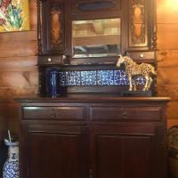 hard wood cabinet