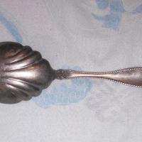 sterling engraved large spoon