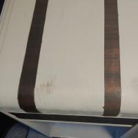 Art deco waterfall side table