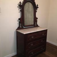 Marble top dresser