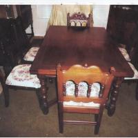 Antique hand carved table - Limbert - Van Raalte - Holland Mich
