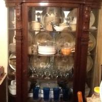 Cabinet with dishes