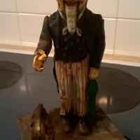 Antique Uncle Sam Mechanical Bank 