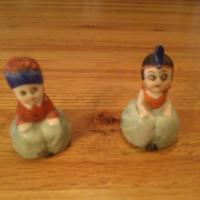 Antique Indian salt and pepper shakers
