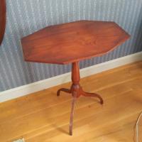 octagonal pedestal table