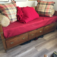 This is a berth bed from the Phoenix side wheel paddle boat 1807