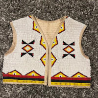 Early 1900 sioux beaded vest