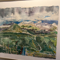 Watercolor original by Bart J Morse. One of 4 original artworks by this artist.