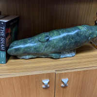 Inuit soapstone carving