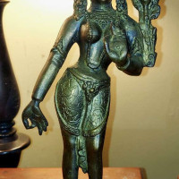 Brass statue
