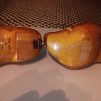 Vintage wooden shoes