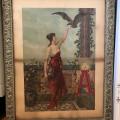 1899 Anhueser Busch Poster with original frame