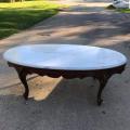 Weiman marble coffee table and end
