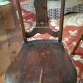 Chair with cabriole front legs