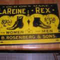 vintage Lareine Rex Shoe Flange sign