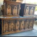 Broyhill Premier Tangier Dresser and 2 nightstands with 2 mirrors