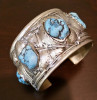 Silver Turquoise bracelet 