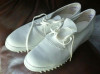 Women's Ladies Nathan Hack Resilient Ripple Sole Lady in White Kilties Derby or Golf Shoes