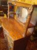 Antique sideboard buffet with mirror