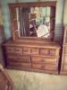 Dresser with mirror
